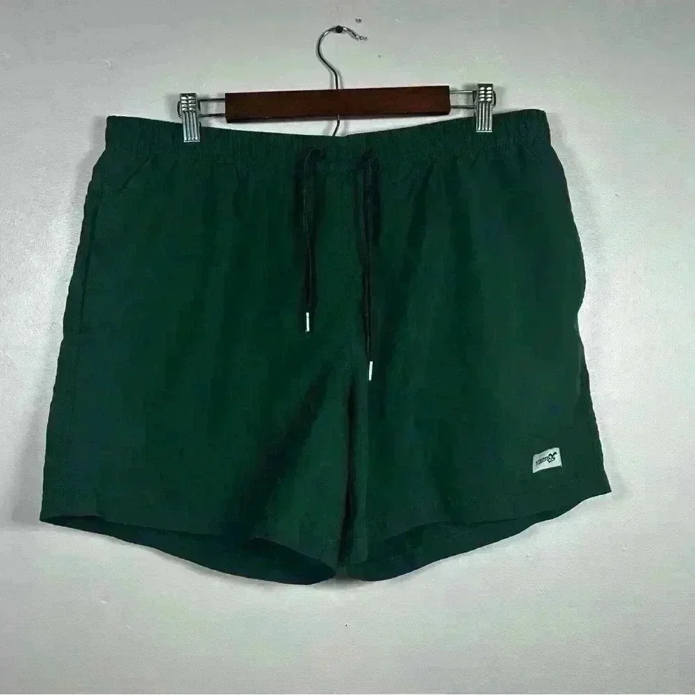 Bather Men's Emerald Green Swim‎ Trunks Shorts Recycled Materials XL